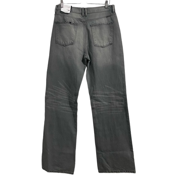 NWT Kancan 90s Gray Flare Wide Leg Distressed Jeans Womens 11 or 29 - Picture 7 of 8